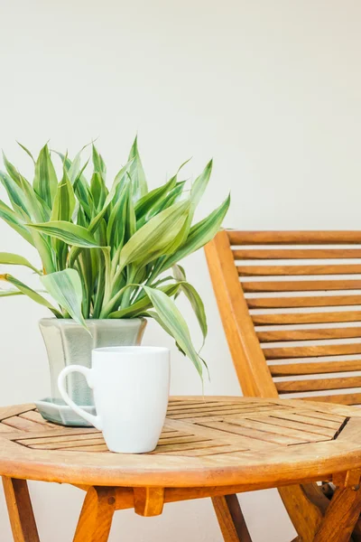 Tazza di caffè bianco — Foto Stock