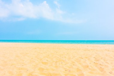 Güzel boş kum plaj