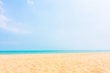 Güzel boş kum plaj