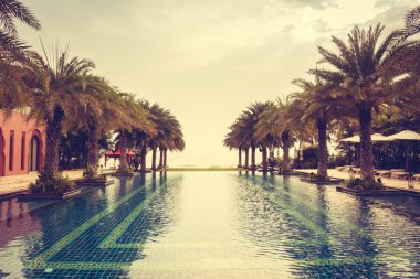 Güzel lüks vintage Yüzme Havuzu