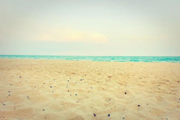 Mooie lege zand en zee landschap — Stockfoto