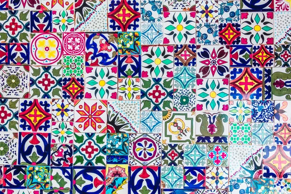 Morocco mosaic tiles textures — Stock Photo, Image