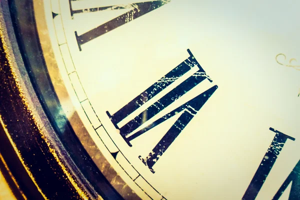 Vintage face clock — Stock Photo, Image