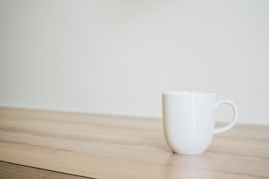 beyaz kahve fincanı