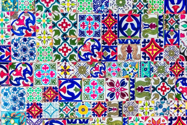 Morocco mosaic tiles textures — Stock Photo, Image