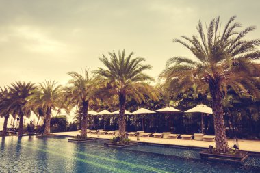 Güzel lüks vintage Yüzme Havuzu