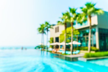 Soyut bulanıklık otel Havuzu
