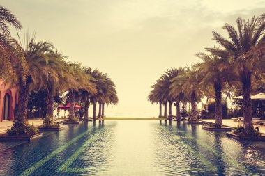 Güzel lüks vintage Yüzme Havuzu