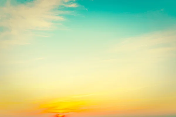Beautiful sunset on sea — Stock Photo, Image