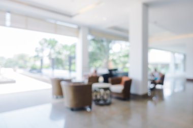 Otel lobisinde ve Restoran bulanıklık iç