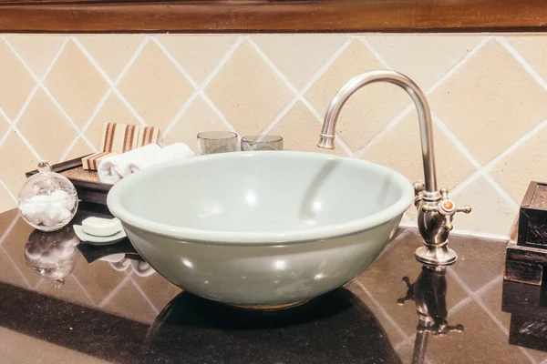 Beautiful luxury sink decoration — Stock Photo, Image