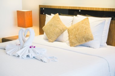 Güzel lüks yastık Yatak Dekorasyon