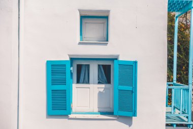 Santorini ve Yunanistan tarzı ile güzel mimari