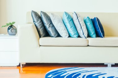 Güzel lüks yastıklar Divan