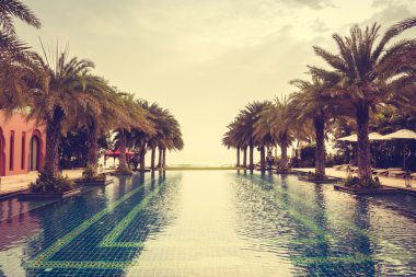 Güzel lüks vintage Yüzme Havuzu