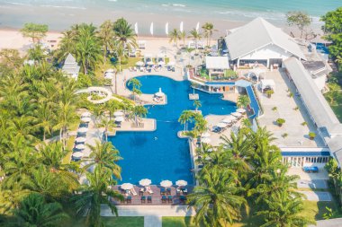 Üst görünüm Yüzme Havuzu