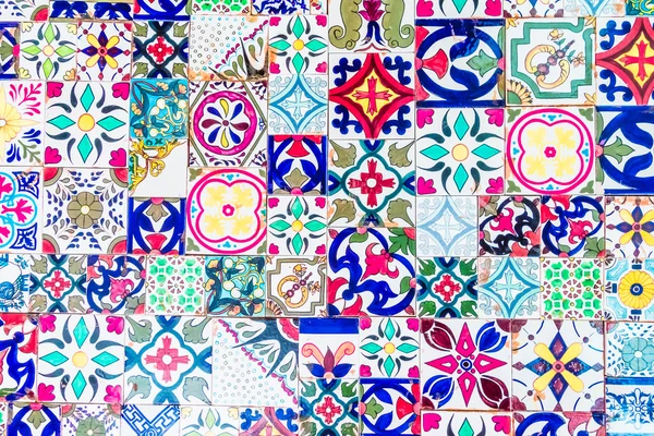 Marokko Mosaik Fliesen Texturen — Stockfoto