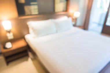 lüks yatak odası iç bulanıklık