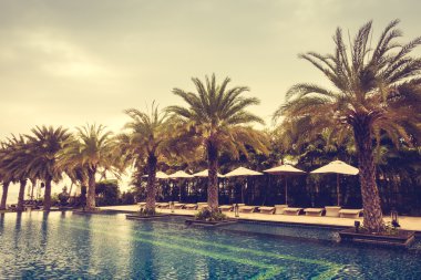 Güzel lüks vintage Yüzme Havuzu