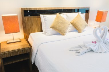 Güzel lüks yastık Yatak Dekorasyon