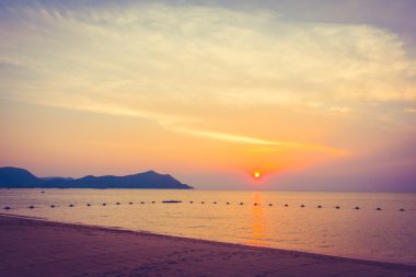 Plaj ve deniz kopya alanı ile