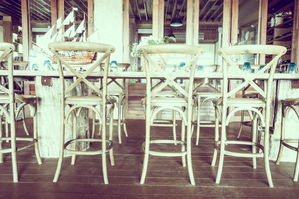 Boş masa ve sandalyeler — Stok fotoğraf