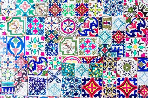 Marrocos telhas de mosaico texturas — Fotografia de Stock