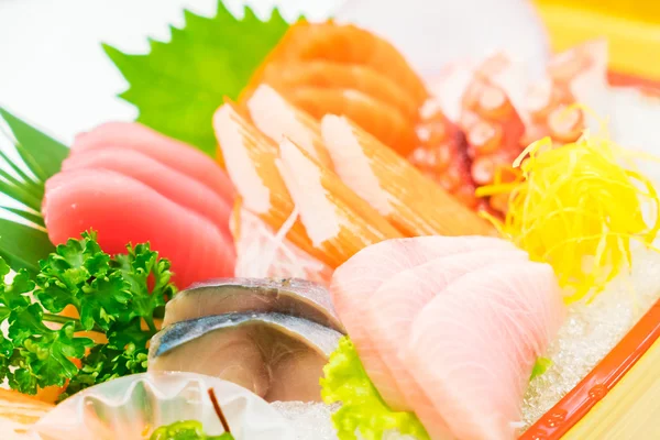 Sashimi crudo de pescado fresco — Foto de Stock