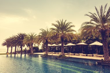 Güzel lüks vintage Yüzme Havuzu