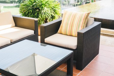 Yastıklar kanepe ve sandalye