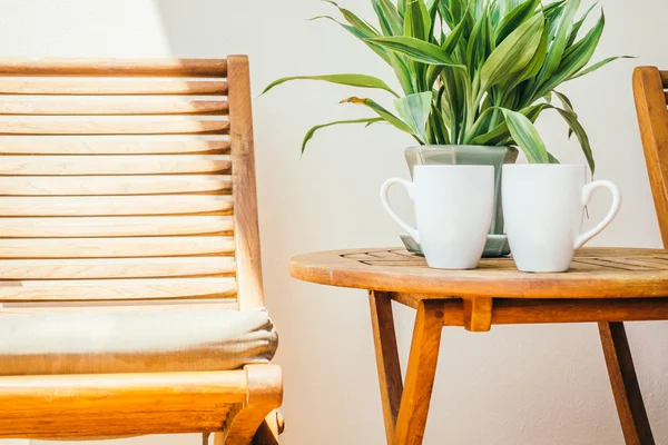 Tazza di caffè bianco — Foto Stock