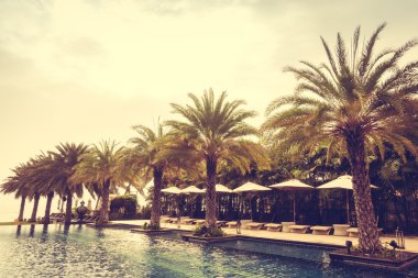 Güzel lüks vintage Yüzme Havuzu