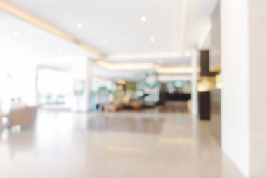 Otel lobisinde ve otel Restoran iç bulanıklığı