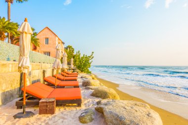 Güzel tropikal deniz ve plaj