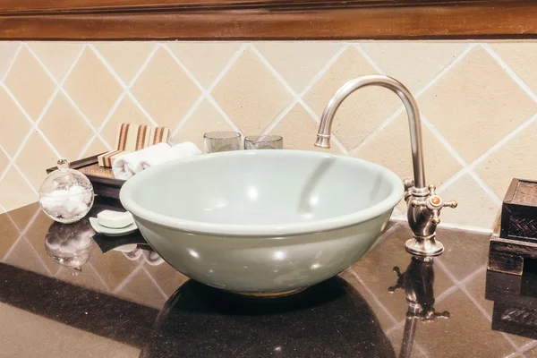 Beautiful luxury sink decoration — Stock Photo, Image