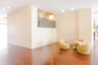 Otel lobisinde ve otel Restoran iç bulanıklığı