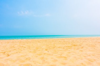 Güzel boş kum plaj