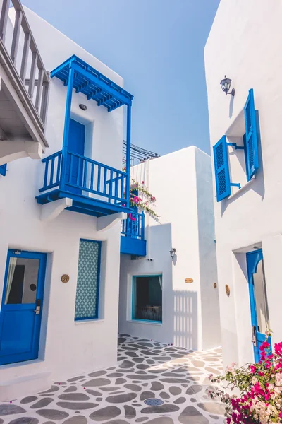Gyönyörű építészeti, santorini és Görögország stílus — Stock Fotó