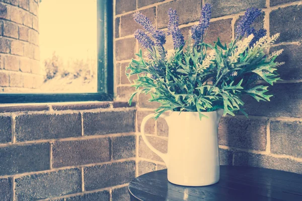 Vase plant decoration interior — Stock Photo, Image