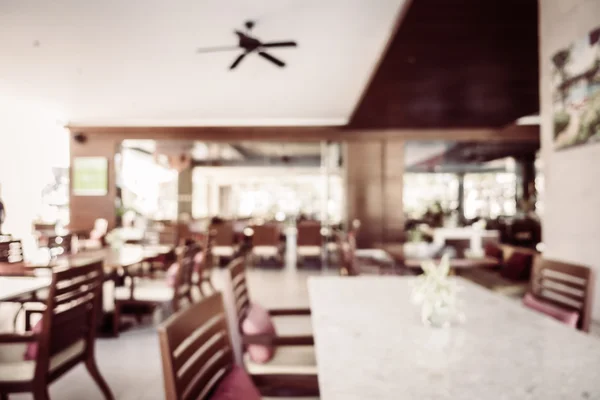 Desfoque interior restaurante — Fotografia de Stock