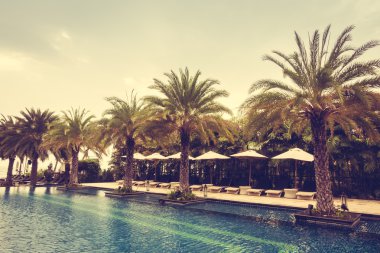 Güzel lüks vintage Yüzme Havuzu