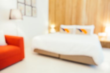 lüks yatak odası iç bulanıklık