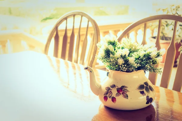 花瓶植物装饰 — 图库照片