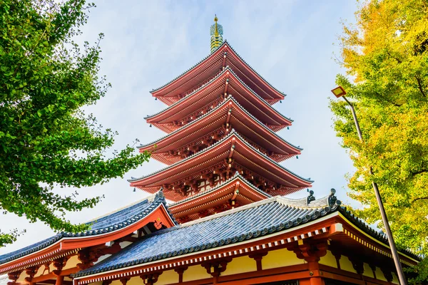 Beautiful Architecture in Sensoji Temple — Stock Photo, Image