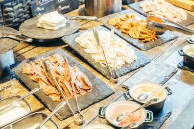 Açık büfe kahvaltı için catering