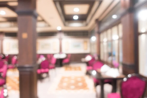 Borrão interior restaurante de luxo — Fotografia de Stock