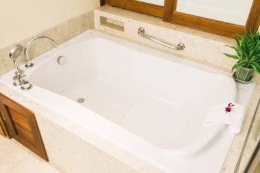 Küvet banyo iç dekorasyon