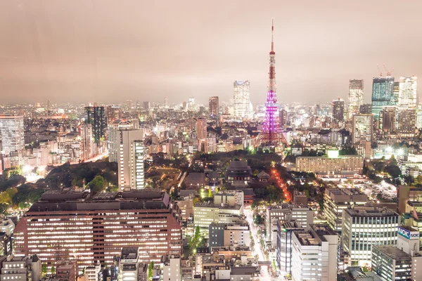 Tokyo panoramę miasta — Zdjęcie stockowe