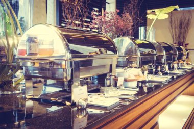 Açık büfe kahvaltı için catering
