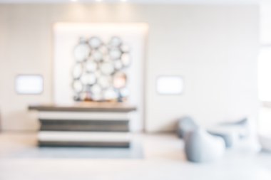 Otel lobisinde bulanıklık